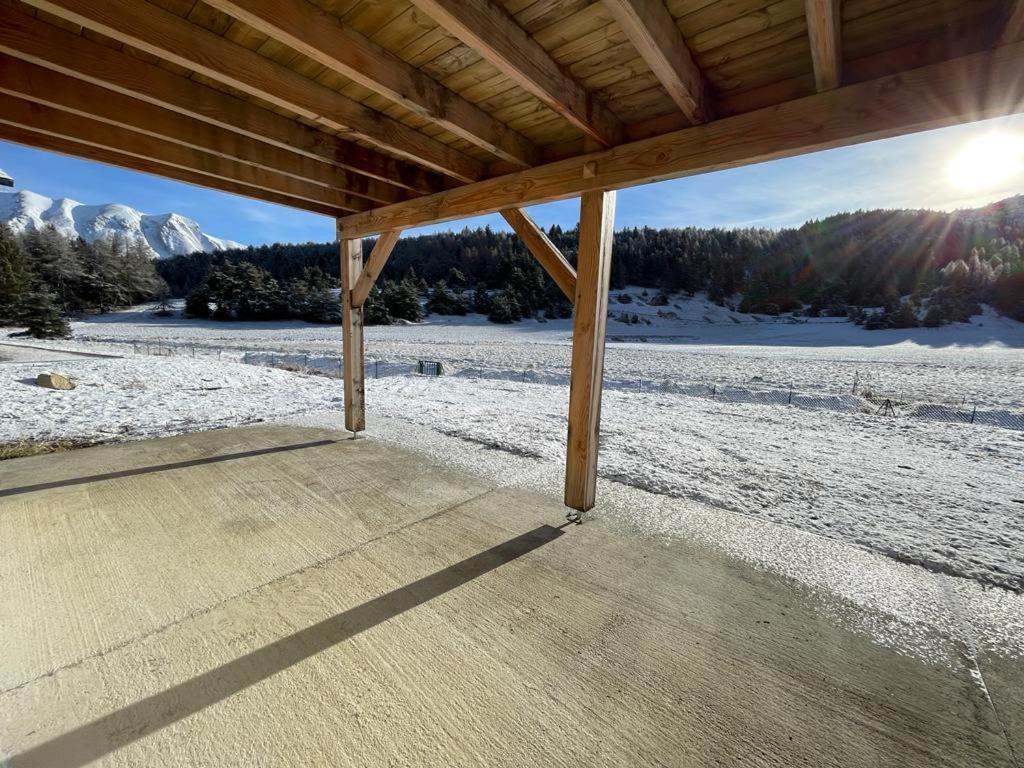 Appartement Lumineux Neuf Dans Bas De Chalet Le Douglas La Joue du Loup Exterior foto